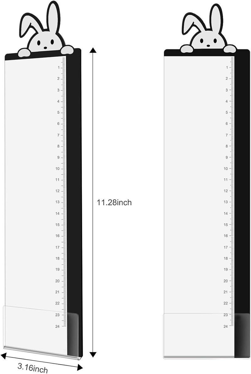 Zcxbeh Office Desk Accessories 2pcs Multifunction Computer Monitor Memo Board - Office Supplies for Women Men Computer Sticky Note Holder Home Decor (Rabbit Monitor Memo Board) - Image 2